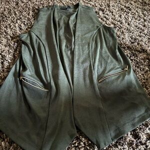 Chico's Dark Green Travelers Vest